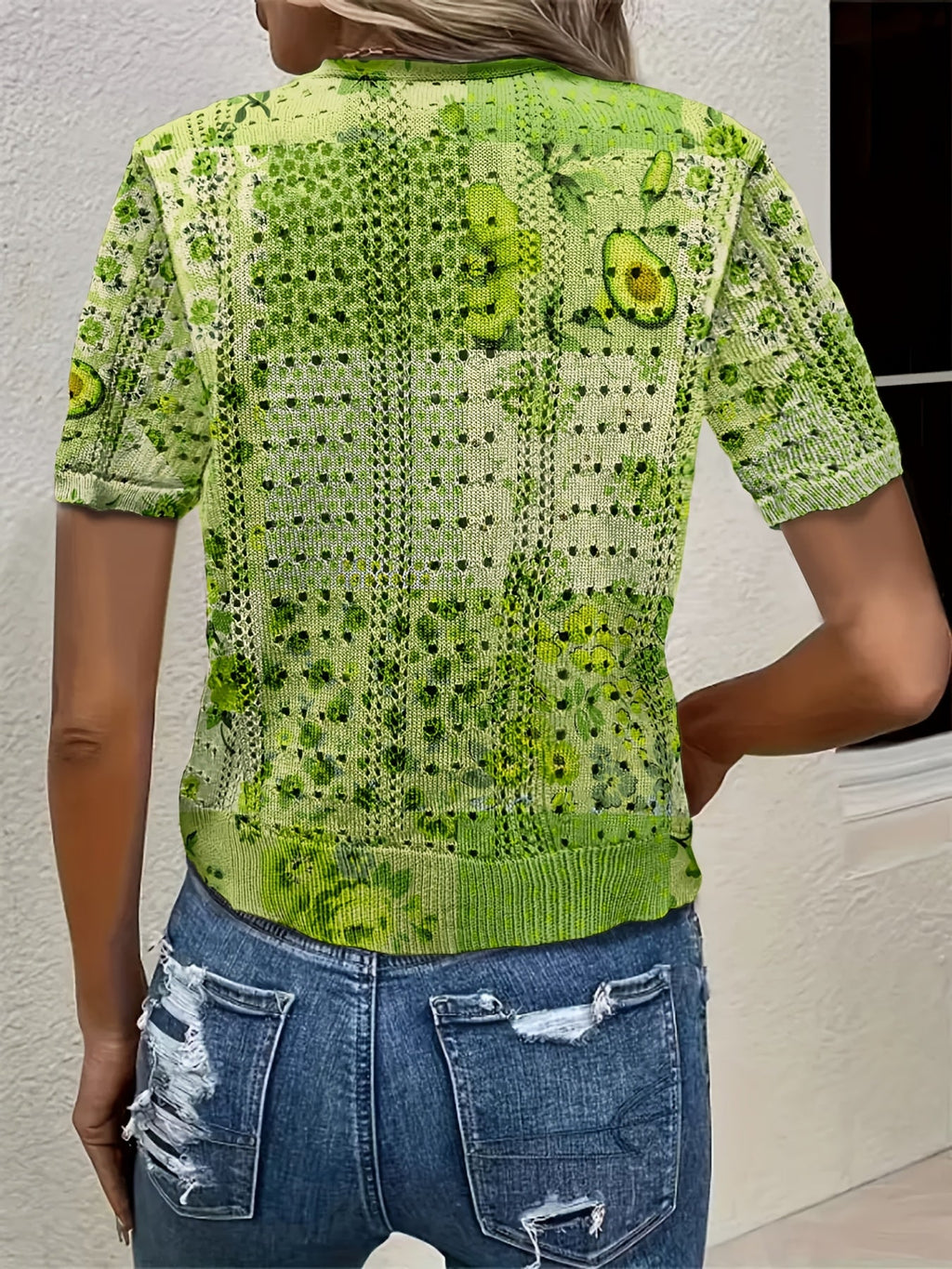 Oceira | Dames Boho Crochet Cardigan – Lichtgewicht Zomerse Trui, Open Voorzijde