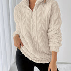Marinda | Fleece-sweatshirt voor dames – Warme, casual trui voor de herfst en winter