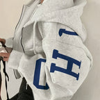 Magdalena | Dames Hoodie met Modieuze Print – Casual Sweatshirt met Capuchon en Lange Mouwen