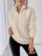 Marinda | Fleece-sweatshirt voor dames – Warme, casual trui voor de herfst en winter