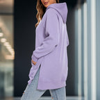 Alarda | Oversized Sweaterjurk Dames – Lange Hoodie Jurk met Capuchon