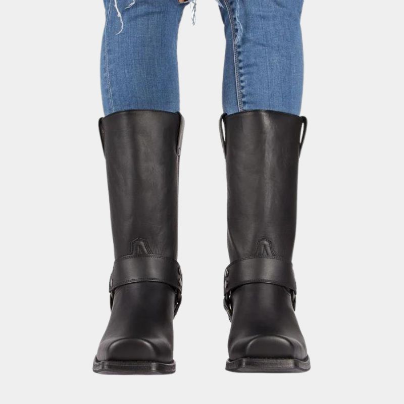 Lammie | Damescowboylaarzen in Vintage Look – Stevige Westernlaarzen voor Dames