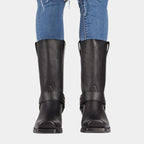 Lammie | Damescowboylaarzen in Vintage Look – Stevige Westernlaarzen voor Dames