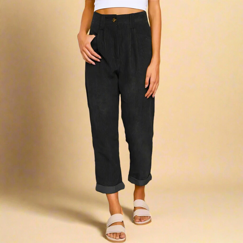 Wrenissa | Damesbroeken op maat – Elegante smart casual broeken met hoge taille