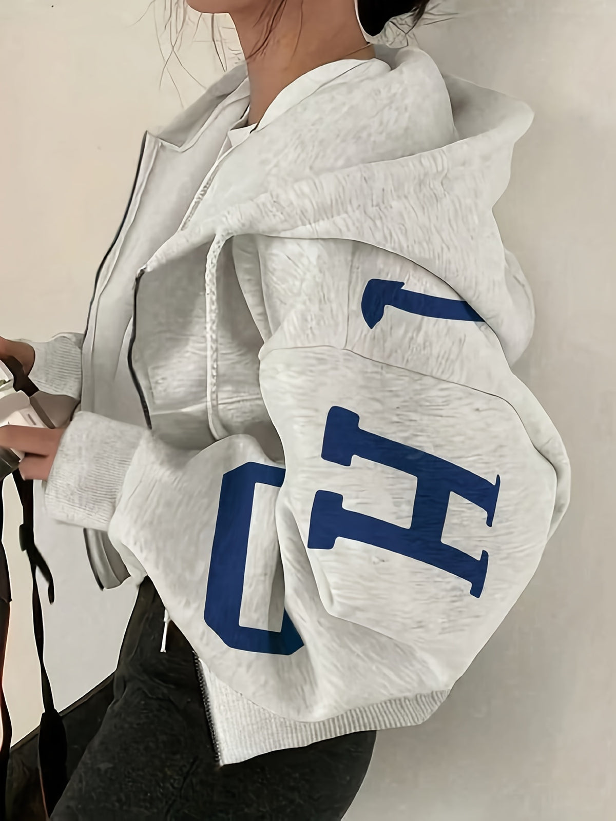 Magdalena | Dames Hoodie met Modieuze Print – Casual Sweatshirt met Capuchon en Lange Mouwen