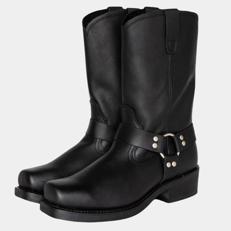 Lammie | Damescowboylaarzen in Vintage Look – Stevige Westernlaarzen voor Dames