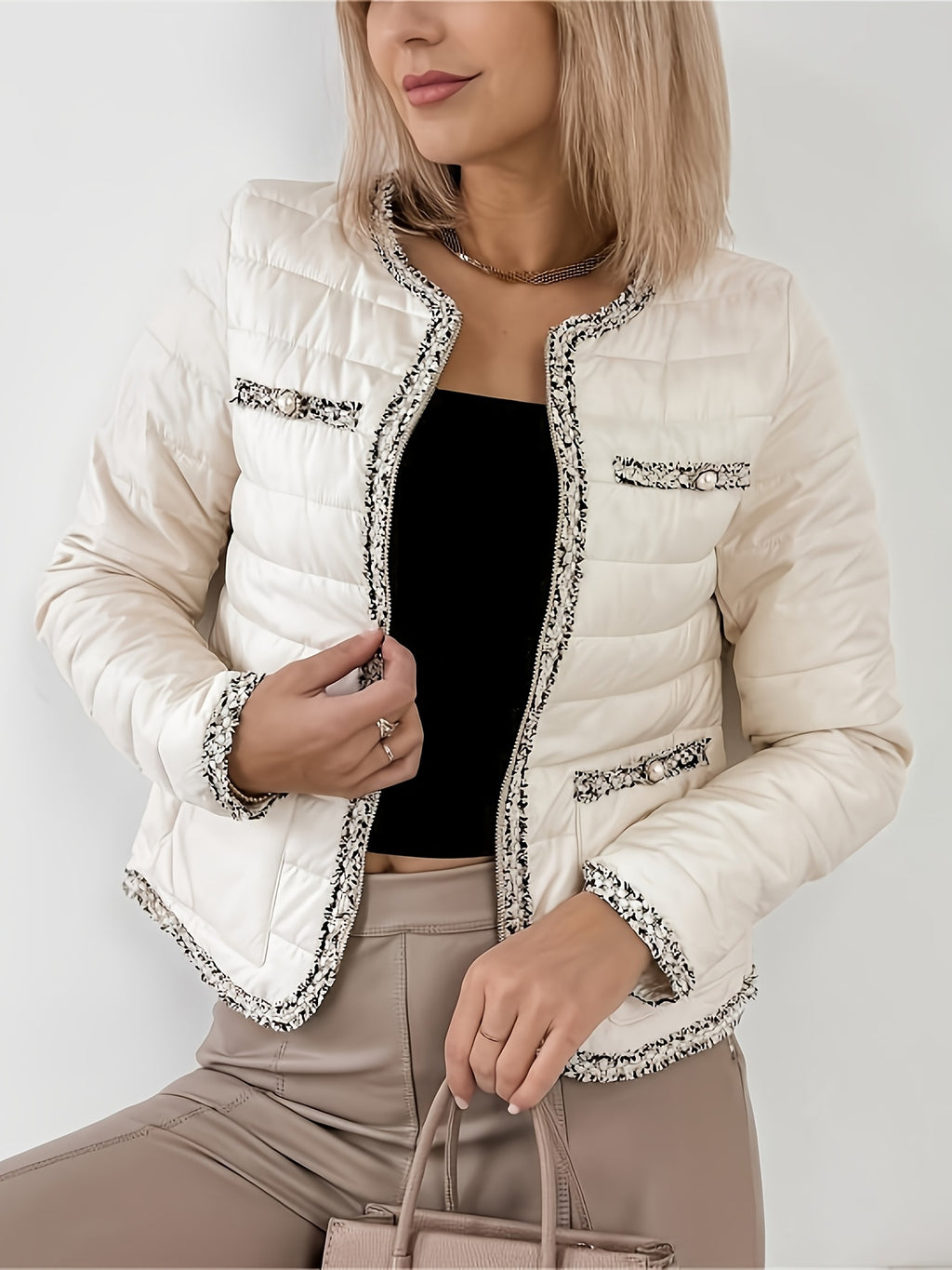 Ginevra | Damestrui met Ronde Hals – Warme Elegante Trui met Lange Mouwen