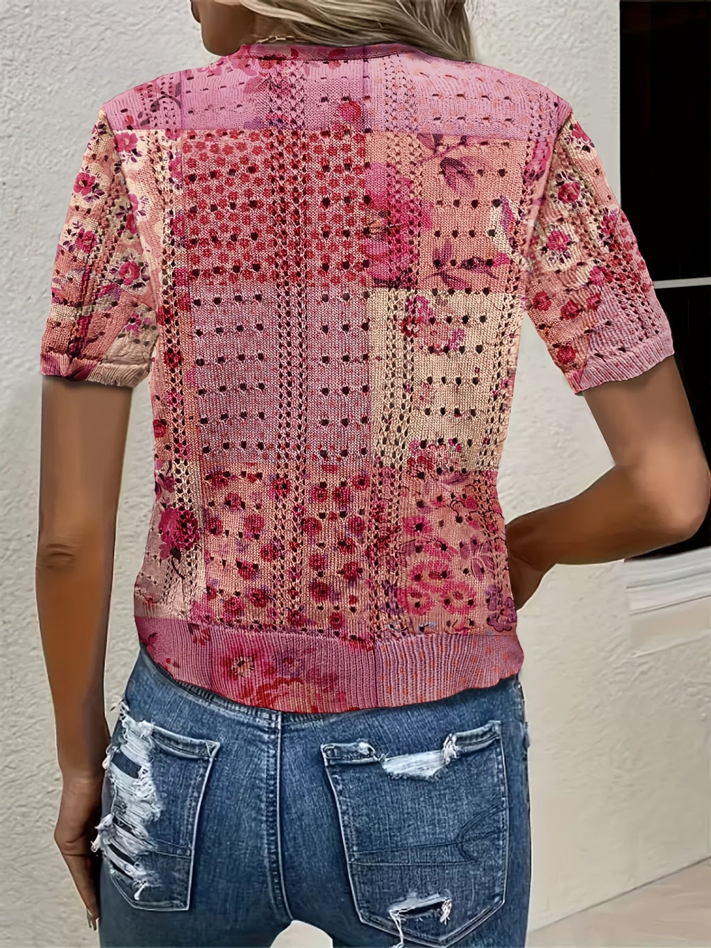 Oceira | Dames Boho Crochet Cardigan – Lichtgewicht Zomerse Trui, Open Voorzijde
