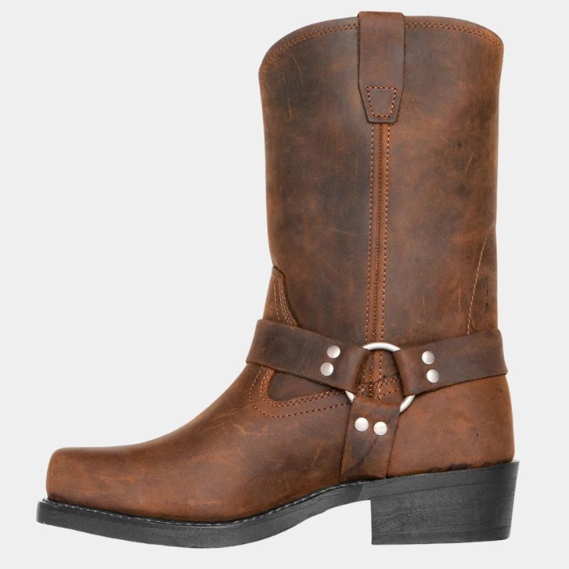 Lammie | Damescowboylaarzen in Vintage Look – Stevige Westernlaarzen voor Dames