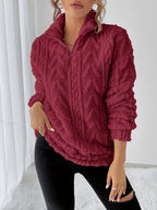Marinda | Fleece-sweatshirt voor dames – Warme, casual trui voor de herfst en winter