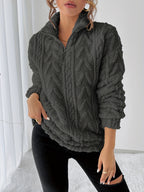 Marinda | Fleece-sweatshirt voor dames – Warme, casual trui voor de herfst en winter