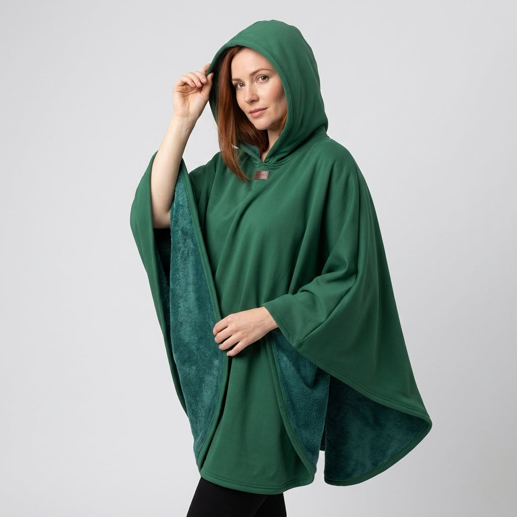 Peravelle | Oversized hoodie voor dames – zijdezacht gevoerd, warme en knusse pullover