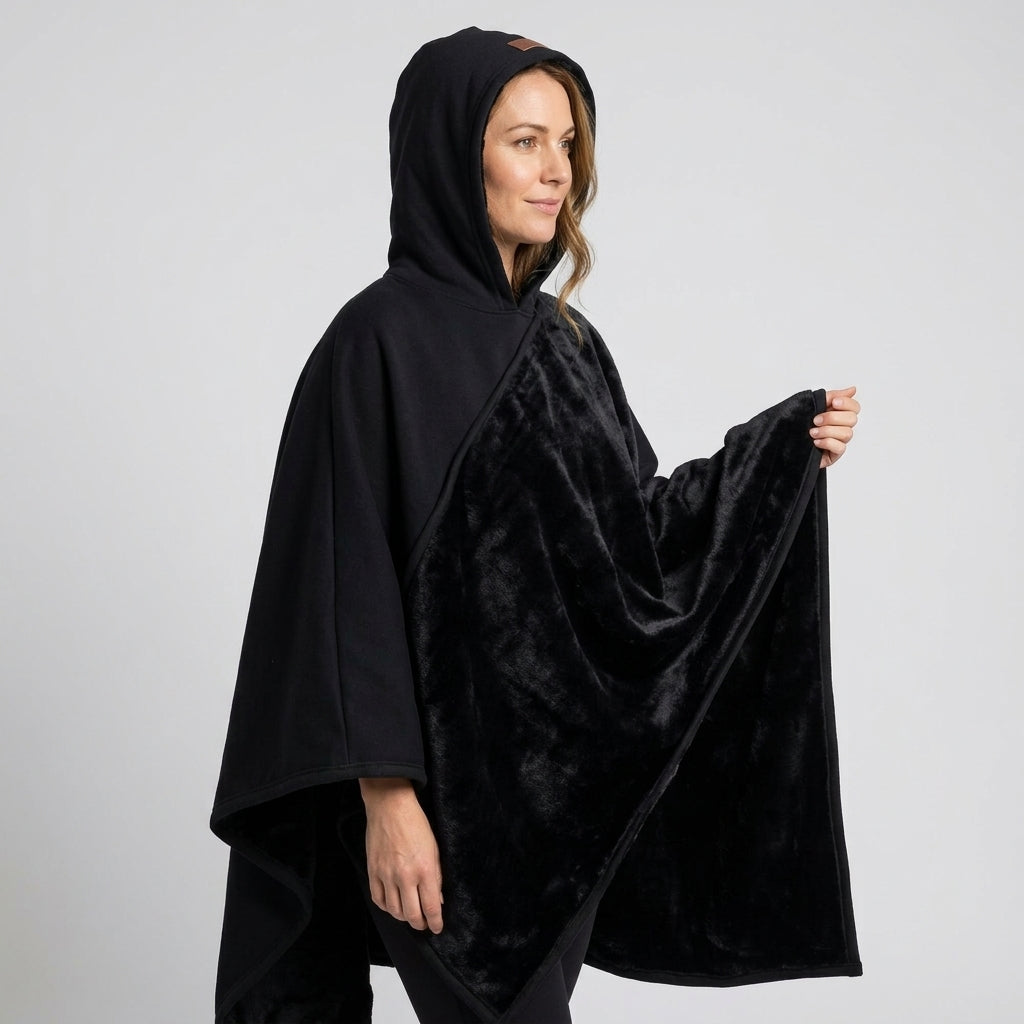 Peravelle | Oversized hoodie voor dames – zijdezacht gevoerd, warme en knusse pullover