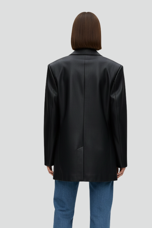 Alice | Dames Getailleerde Blazer – Jas met Reverskraag en Knopen aan de Voorkant
