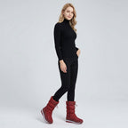 Mirellisse | Waterdichte sneeuwlaarzen voor dames – Warme fleecevoering