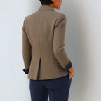 Maelle | Elegante damesvest – Hoge opstaande kraag, knoopsluiting aan de voorkant & gestructureerde comfortabele pasvorm