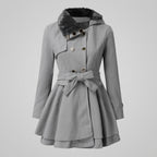 Therylia | Vintage trenchcoat voor dames – met ceintuur in de taille