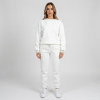 Cyvella | 2-delige fleece-loungewearset voor dames – zachte trui en joggingbroek