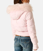Annabel | Gewatteerde winterjas voor dames met afneembare capuchon en elastische manchetten