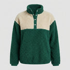 Zelyssa | Pluche sweatshirt voor dames – Color-block-ontwerp