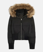 Annabel | Gewatteerde winterjas voor dames met afneembare capuchon en elastische manchetten