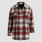 Caelora | Dames Geruite Houthakkersjas – Geruit Overshirt met Knopen