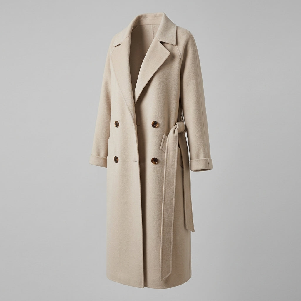 Xanthe | Luxe Kasjmier Trenchcoat Dames – Lange Warme Damesjas