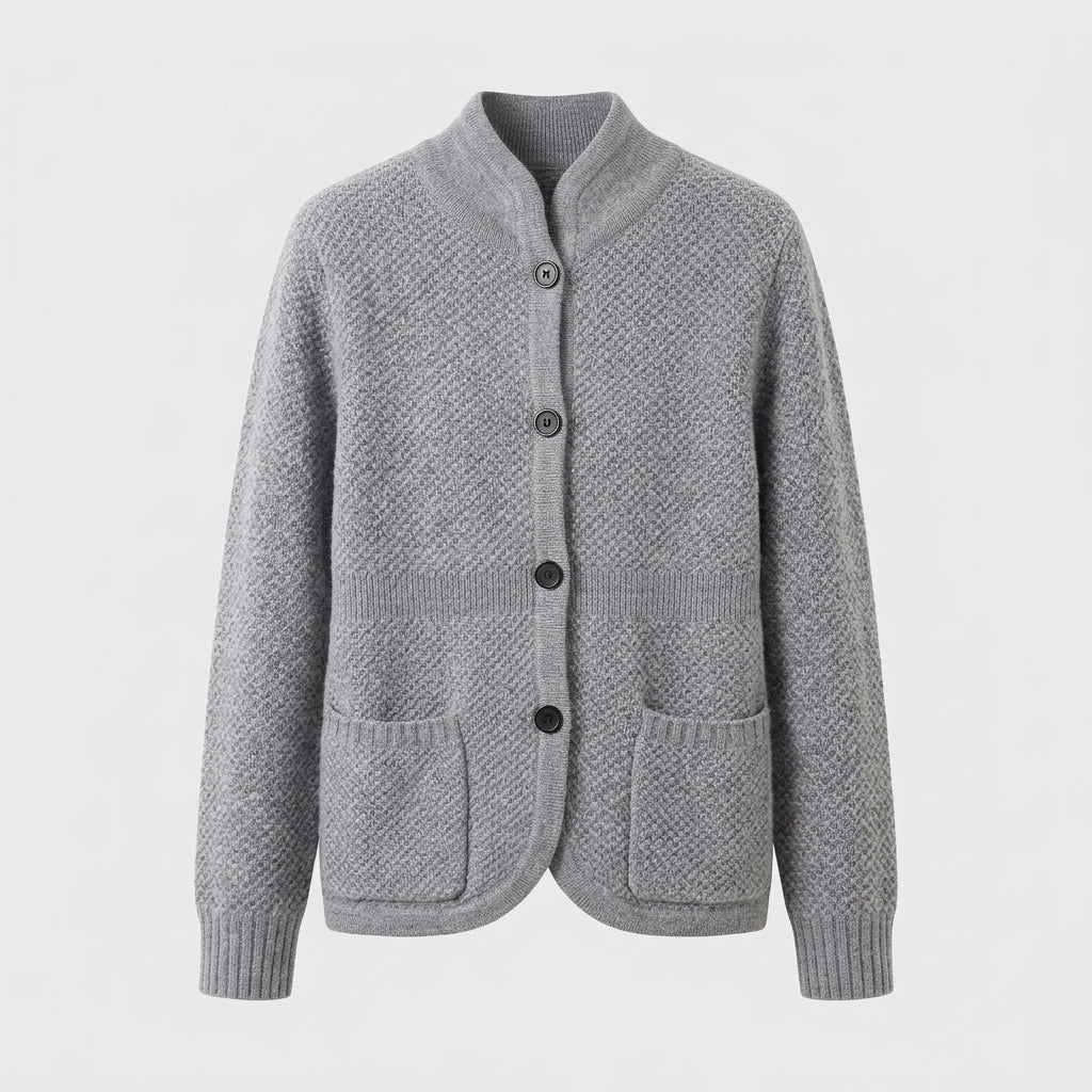 Annelore | Damesvest van Cashmere – Luxe Cardigan met Knoopsluiting