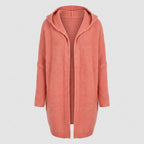 Vaerelle | Oversized damesvest met capuchon – knielengte