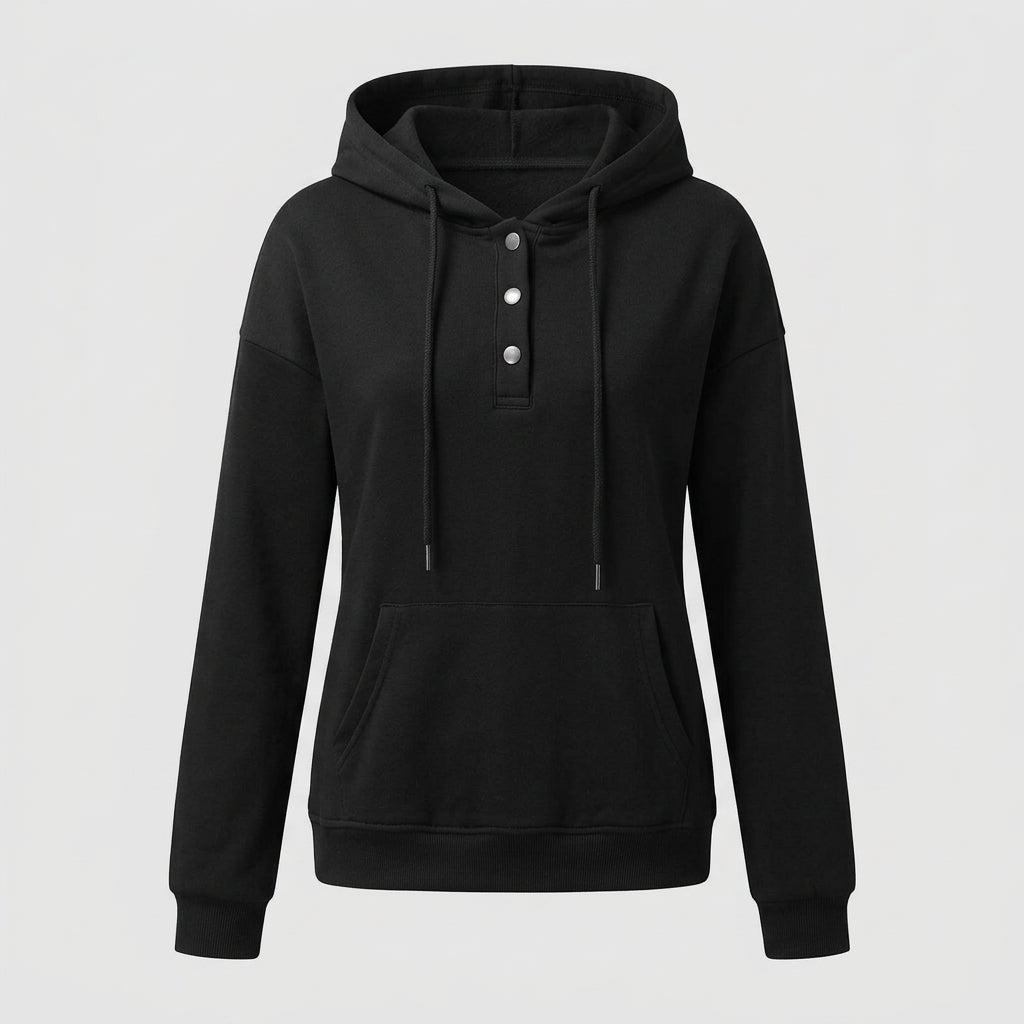 Raelor | Dames Hoodie – Effen Design, Regular Fit & Zachte Comfortabele Stof