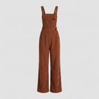 Avenora | Corduroy jumpsuit voor dames – Brede schouderbanden