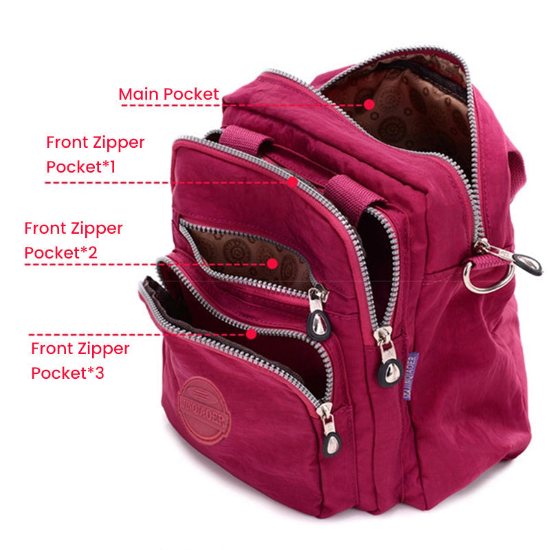 Alida | 3-in-1 Waterdichte Crossbody Tas – Multifunctionele Schoudertas