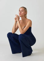Sorielle | Elegante Jumpsuit met Wijde Broekspijpen – Spaghettibandjes, Formele Avond- & Feestoutfit