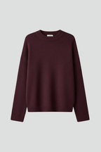 Damaris | Damestrui van gestructureerd breiwerk – ronde hals, halflange pullover