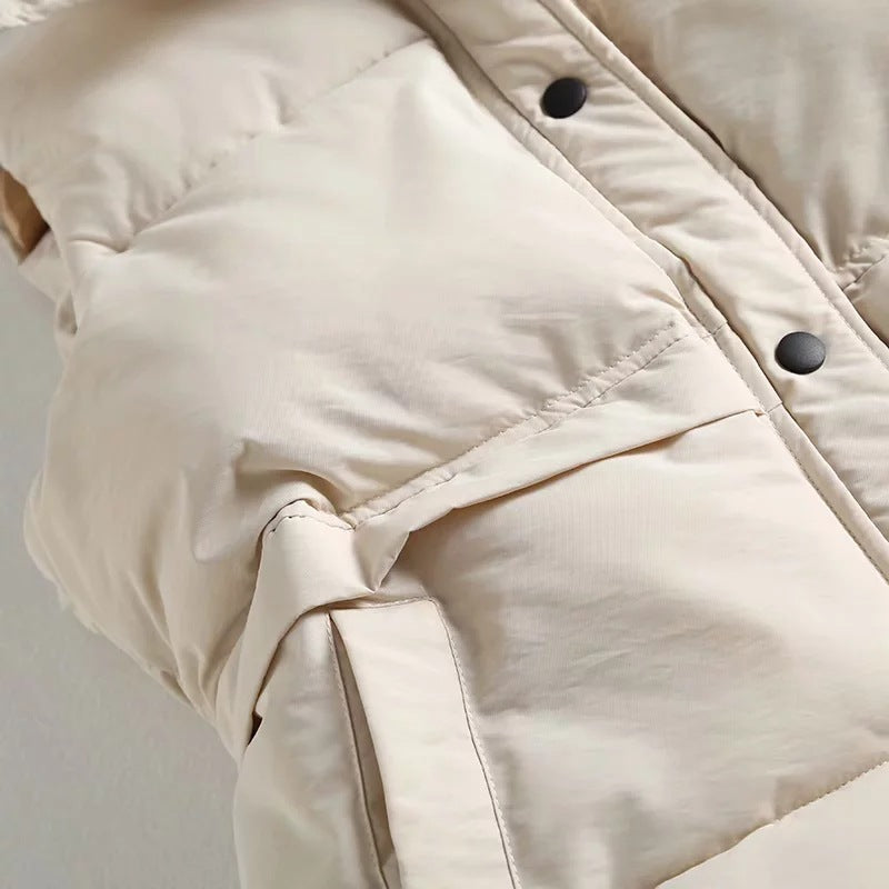 Abigaël | Dames Gewatteerde Bodywarmer – Lichtgewicht Puffer Vest met Ritssluiting en Zijzakken