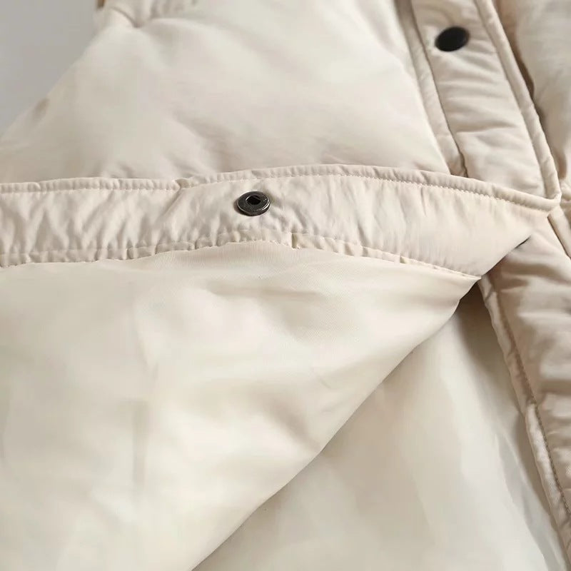 Abigaël | Dames Gewatteerde Bodywarmer – Lichtgewicht Puffer Vest met Ritssluiting en Zijzakken
