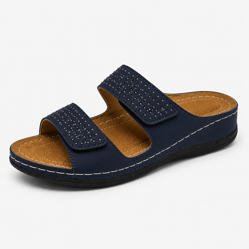 Elanisse | Damessandalen – Stijlvolle, comfortabele leren schoenen met sleehak