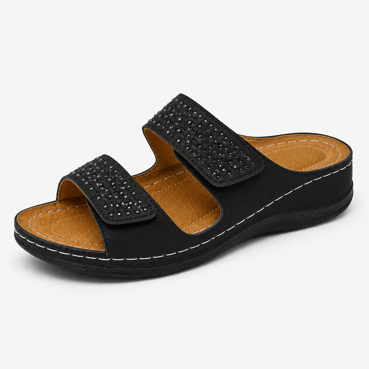 Elanisse | Damessandalen – Stijlvolle, comfortabele leren schoenen met sleehak