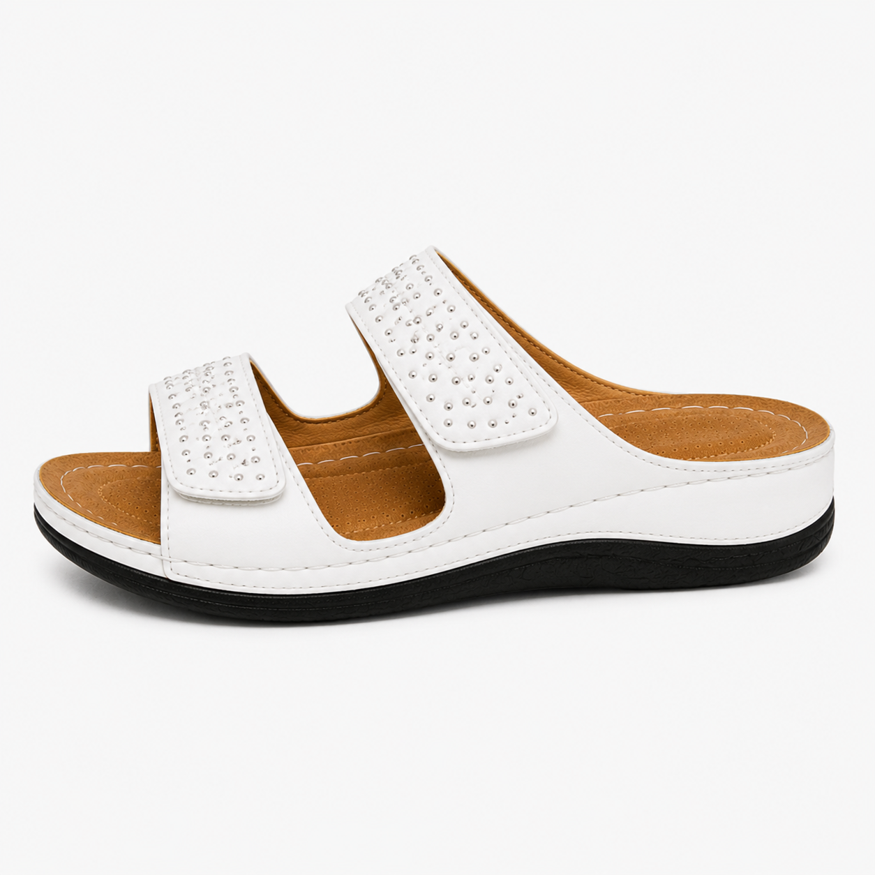 Elanisse | Damessandalen – Stijlvolle, comfortabele leren schoenen met sleehak