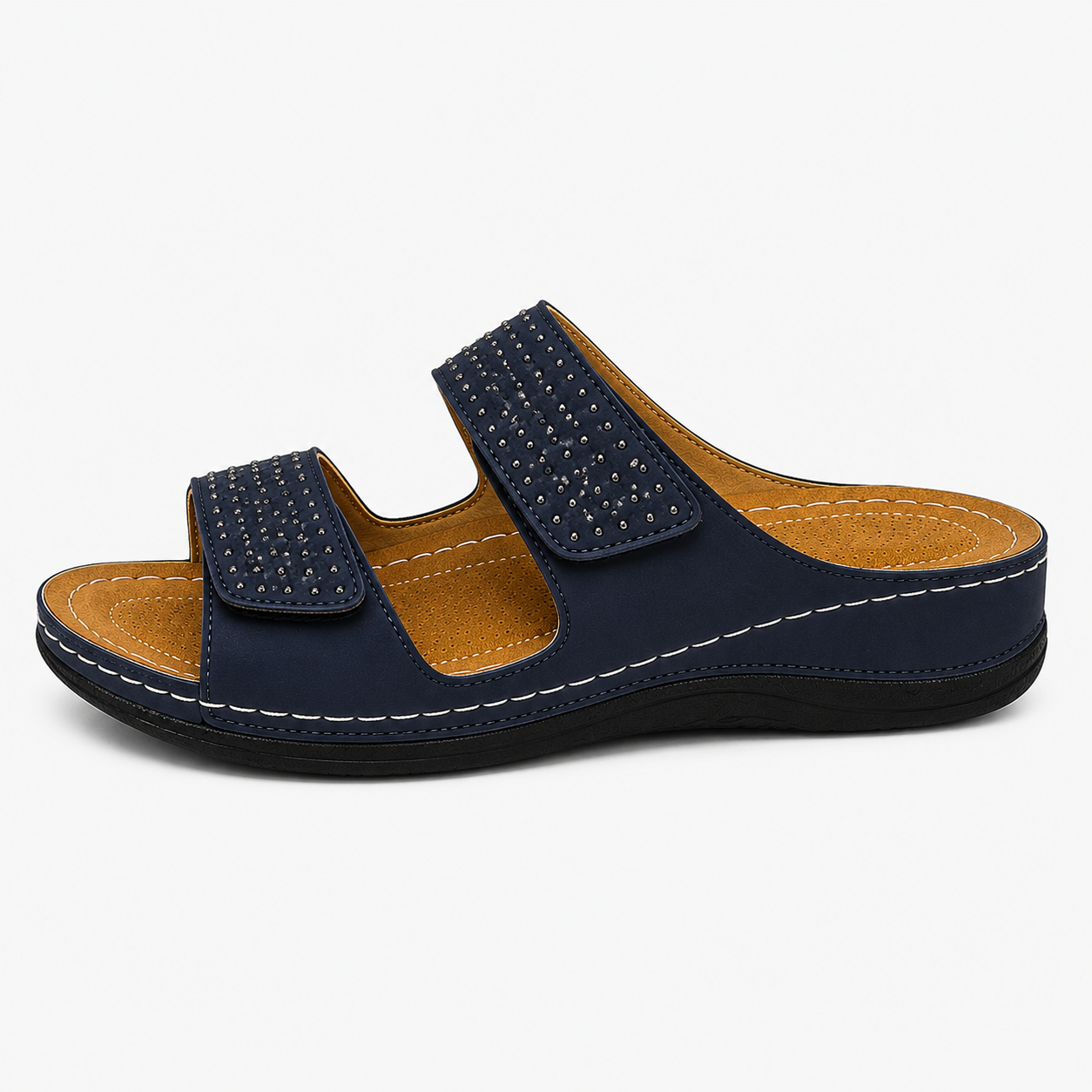 Elanisse | Damessandalen – Stijlvolle, comfortabele leren schoenen met sleehak