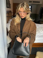 Aaltina | Oversized Winterjas Dames – Warme Polyester Jas met Knoopsluiting & Zijzakken