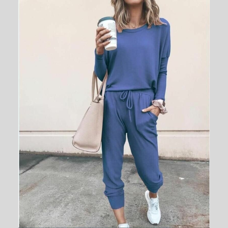 Arla | Set voor dames - Elegante, casual combinatie van een broek met wijde pijpen en een top