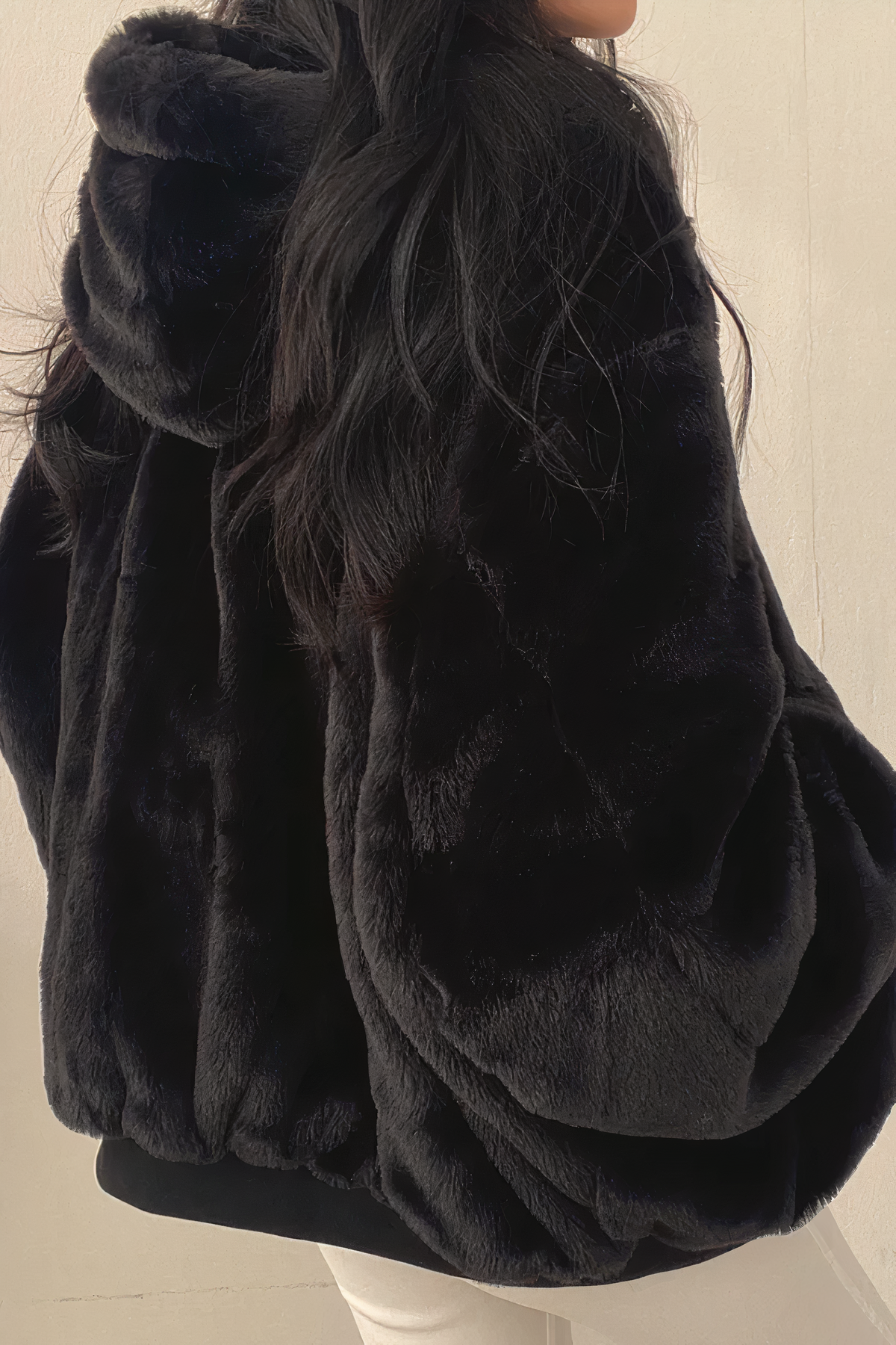 Amelina | Dames Winterjas met Capuchon – Warme Jas met Kasjmierlook