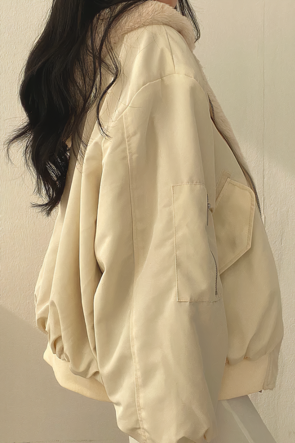 Amelina | Dames Winterjas met Capuchon – Warme Jas met Kasjmierlook