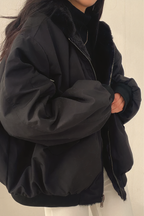 Amelina | Dames Winterjas met Capuchon – Warme Jas met Kasjmierlook