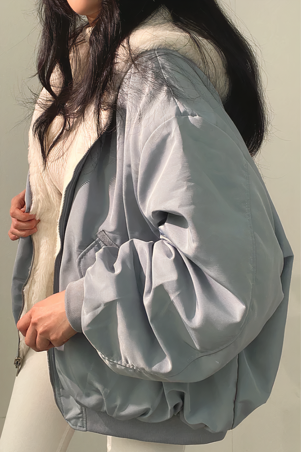 Amelina | Dames Winterjas met Capuchon – Warme Jas met Kasjmierlook