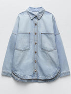 Elsi | Denimjas voor dames – Casual, veelzijdige spijkerjas met knopen
