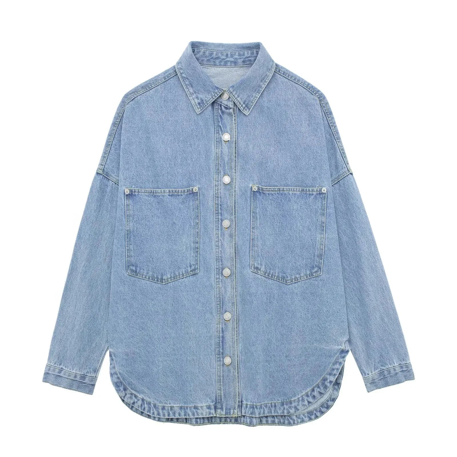 Elsi | Denimjas voor dames – Casual, veelzijdige spijkerjas met knopen