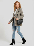 Arlen | Dames Geruite Blazer – Getailleerde Blazer met Knoopsluiting en Reverskraag