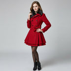 Therylia | Vintage trenchcoat voor dames – met ceintuur in de taille